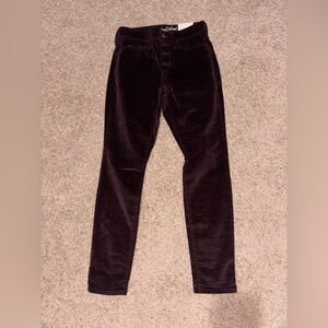 Universal Thread Women's Skinny Corduroy Pants in Dark Plum